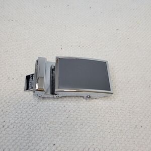 NEXBELT Men's Buckle For  1.5 Inch Belt Dark Gray And Silver Chrome